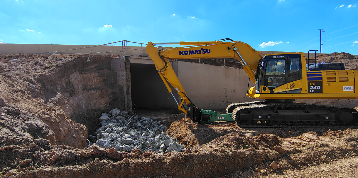 Komatsu Excavator Demolition